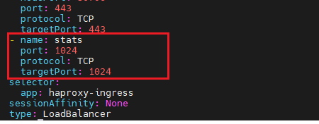 فعال سازی Stats در HAProxy Ingress  نصب شده