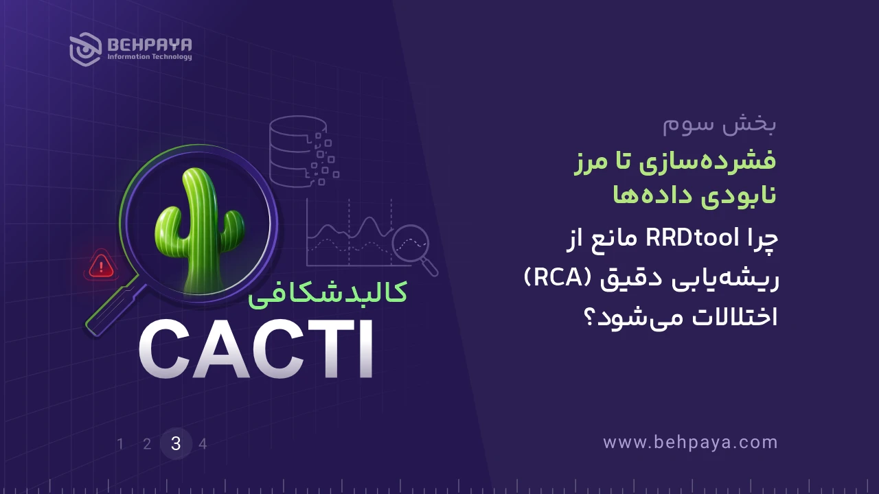 کالبد شکافی Cacti (بخش سوم): فشرده‌سازی تا مرز نابودی داده‌ها؛ چرا RRDtool مانع از ریشه‌یابی دقیق (RCA) اختلالات می‌شود؟
