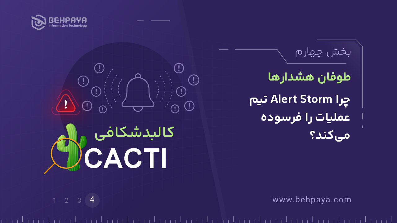 کالبد شکافی Cacti (بخش چهارم): طوفان هشدارها؛ چرا Alert Storm تیم عملیات را فرسوده می‌کند؟