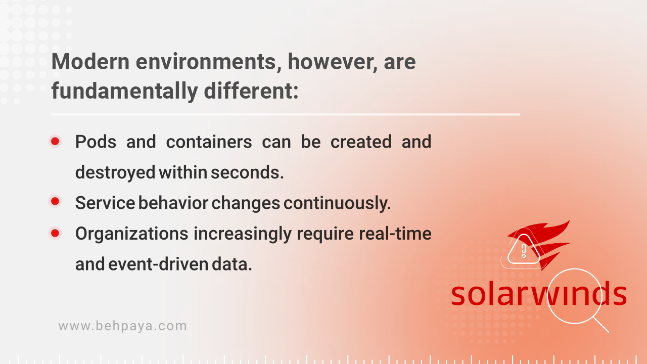 Modern environments, however, are fundamentally different: