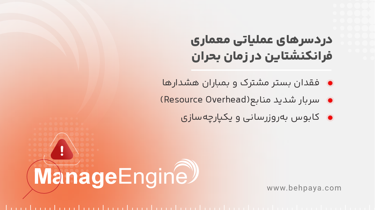 مشکلات معماری manage engine