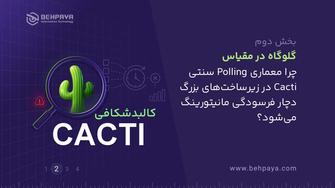 کالبد شکافی Cacti (بخش دوم): گلوگاه در مقیاس؛ چرا معماری Polling سنتی Cacti در زیرساخت‌های بزرگ دچار فرسودگی مانیتورینگ می‌شود؟