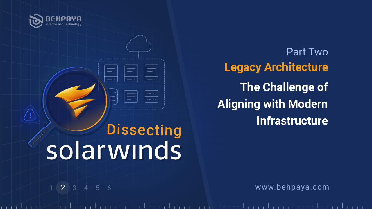 Dissecting SolarWinds (Part Two): Legacy Architecture: The Challenge of Aligning with Modern Infrastructure