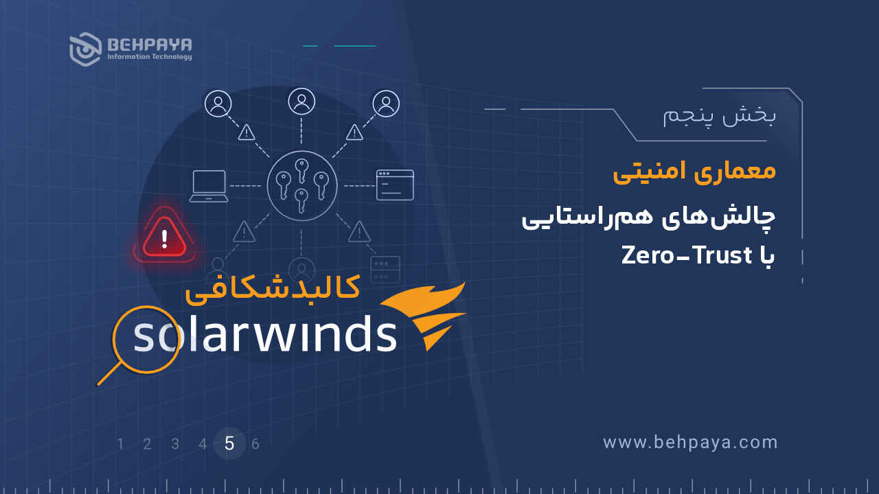 کالبدشکافی SolarWinds (بخش پنجم): معماری امنیتی؛ چالش‌های هم‌راستایی با Zero‑Trust