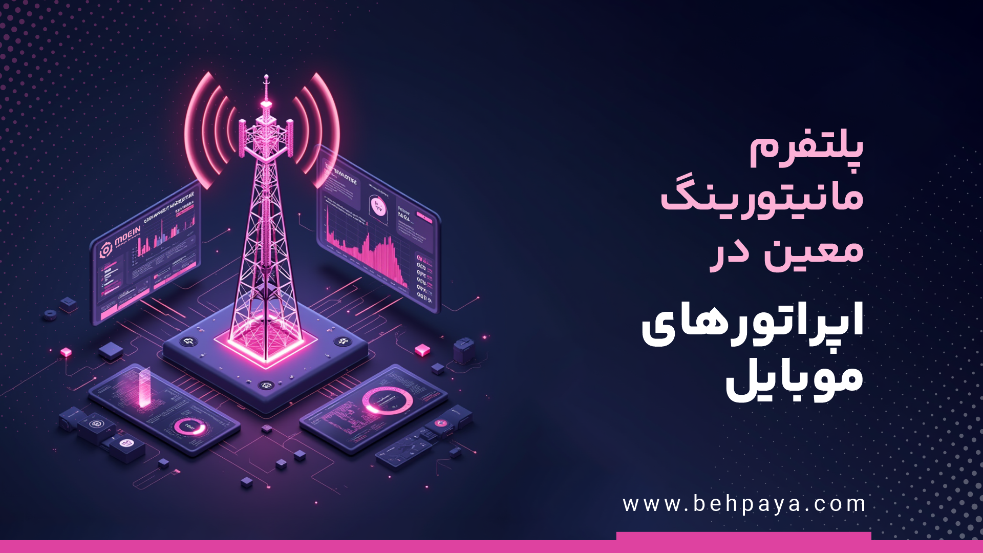 پلتفرم مانیتورینگ معین در اپراتورهای موبایل