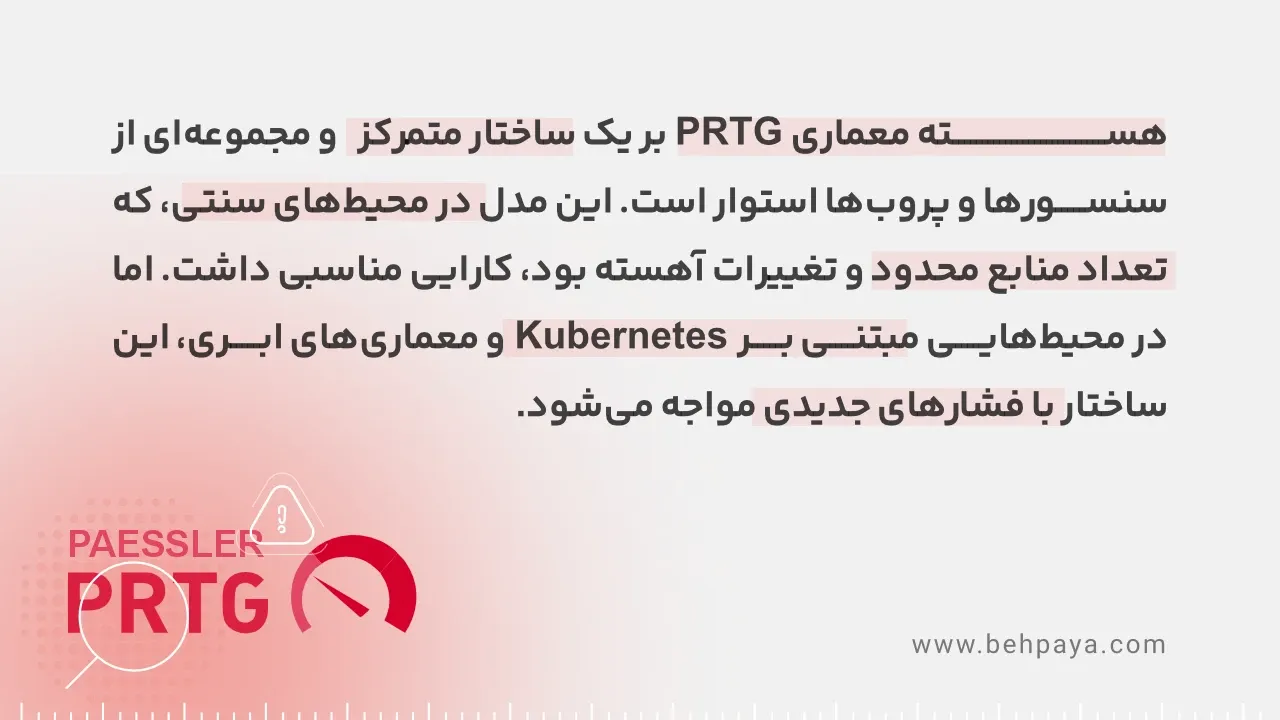 هسته معماری prtg