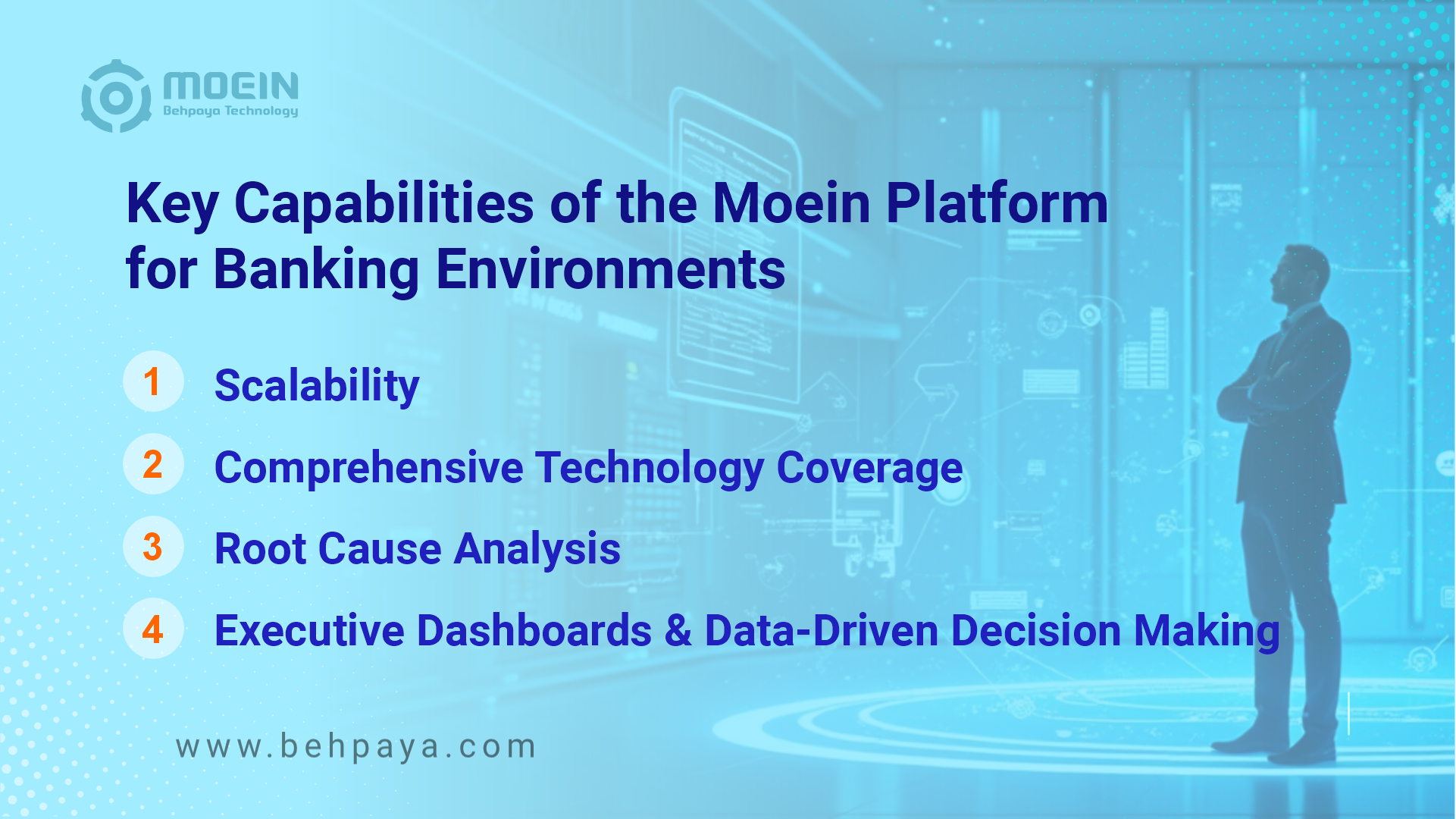 Key Capabilities of the Moein Platform for Banking Environments