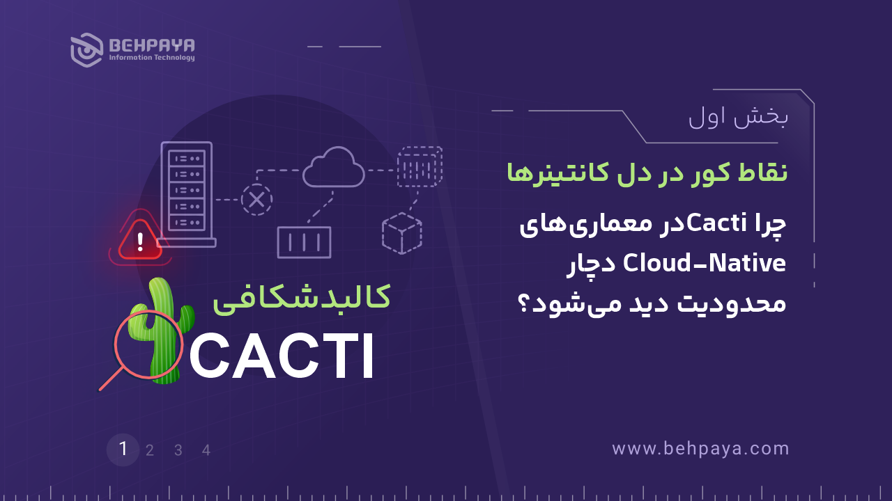کالبد شکافی Cacti (بخش اول): نقاط کور در دل کانتینرها؛ چرا Cacti در معماری‌های Cloud‑Native دچار محدودیت دید می‌شود؟