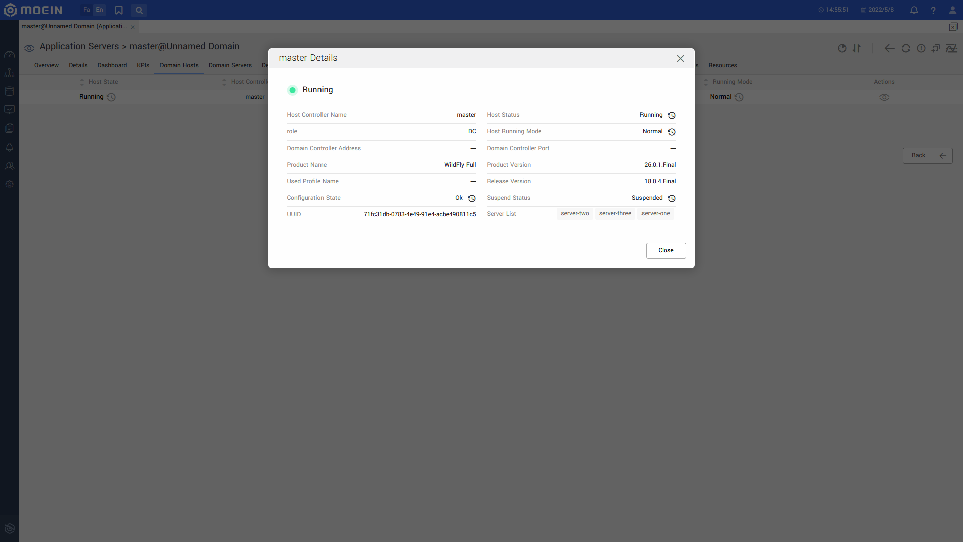 Jboss.domain.domain Host.en