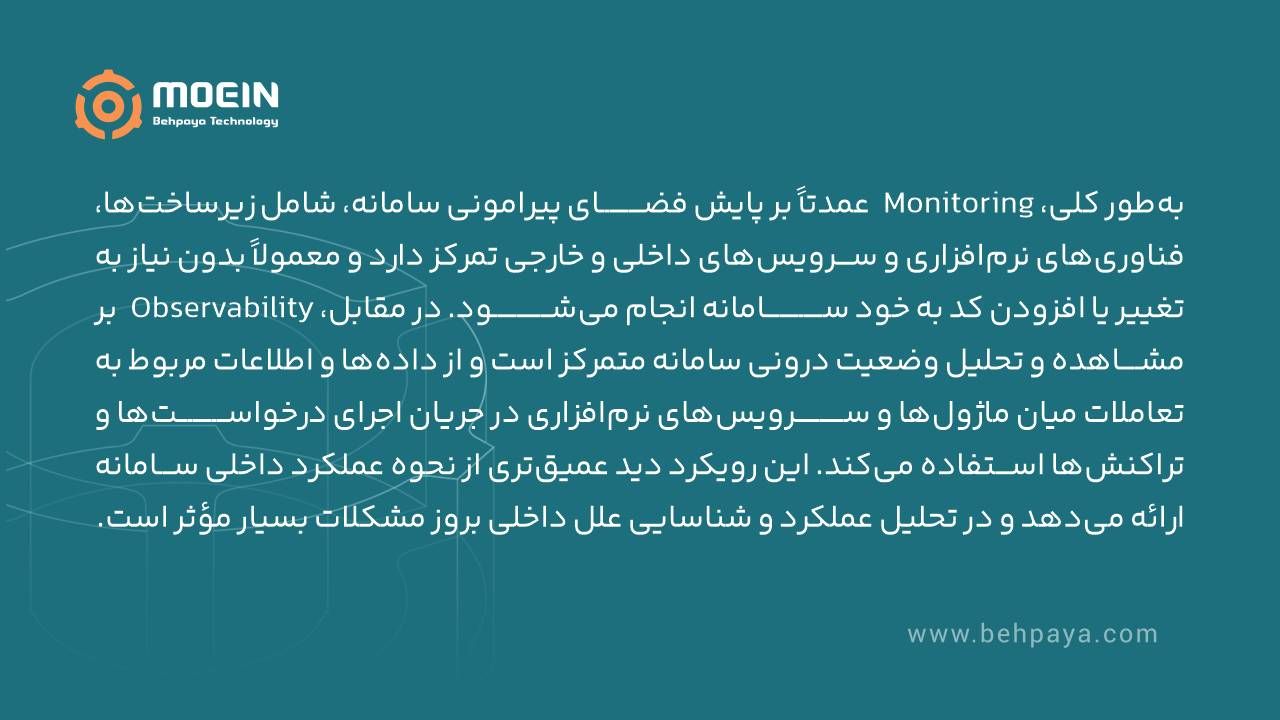 تفاوت Observaibility و Monitoring