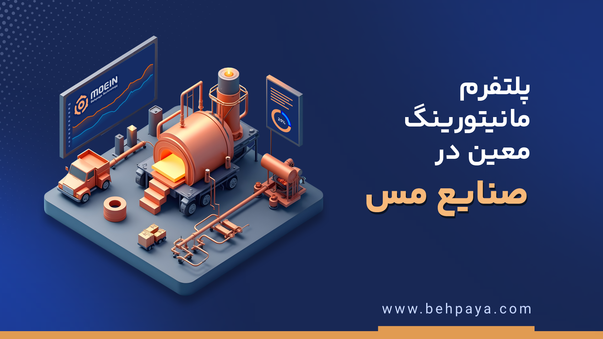 پلتفرم مانیتورینگ معین در صنایع مس